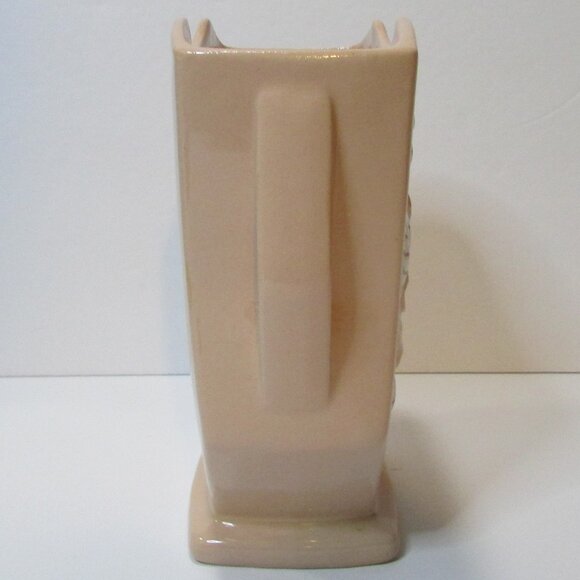 vintage pink floral Hull Art Rosella pottery vase USA r-6 6 1/2" tall - Picture 5 of 8